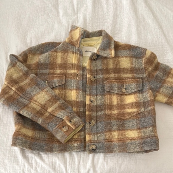 Aritzia Jackets & Blazers - Aritzia Plaid Wool Jacket